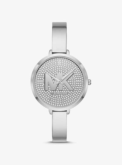 michael kors charley pavé silver-tone watch|Charley Pavé Silver.